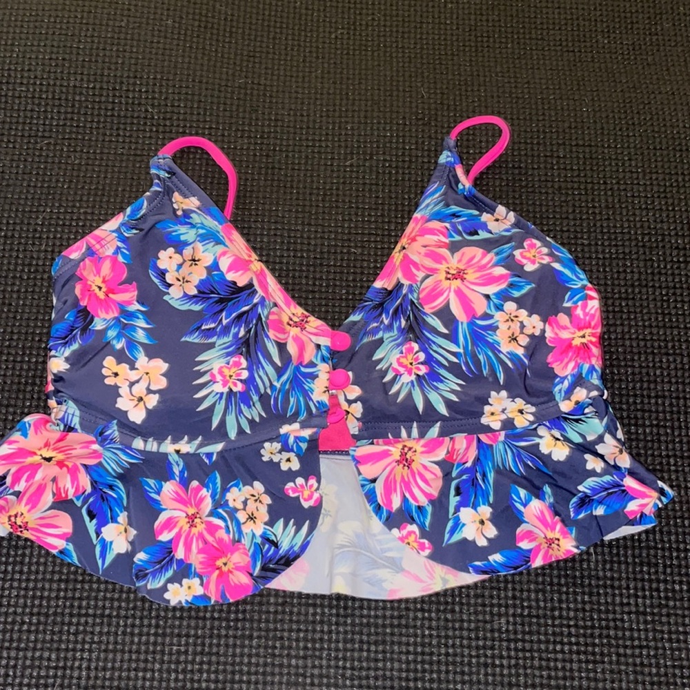 Tropical bikini top